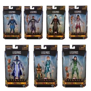 Marvel Legends 6" Eternals Complete Gilgamesh BAF Build A Figure Series Set of 7
